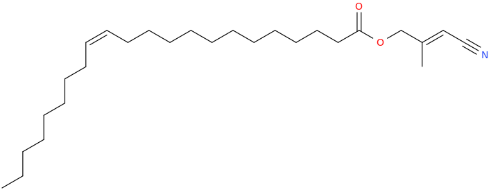 Docos 13z enoic acid, 3 cyano 2 methyl 2 propenyl ester